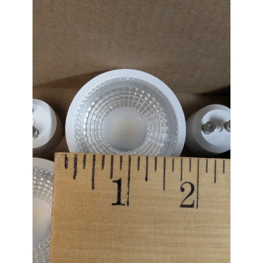 6 Pack GU10 LED Bulbs 4W (50W Eq) 5000K Daylight White MR16 Shape 2-Pin Base